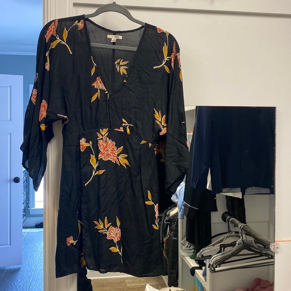 Amuse Society black floral dress